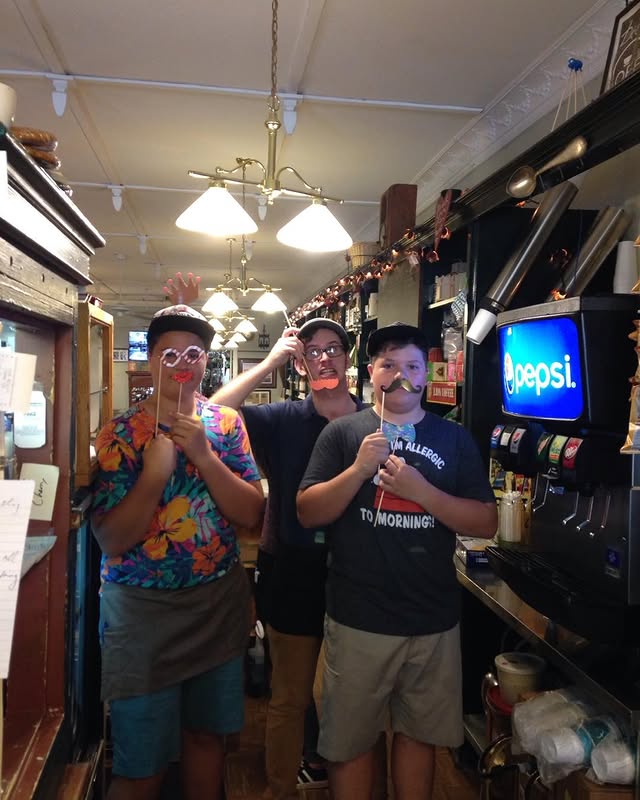 The Gardner's Market crew behind the counter